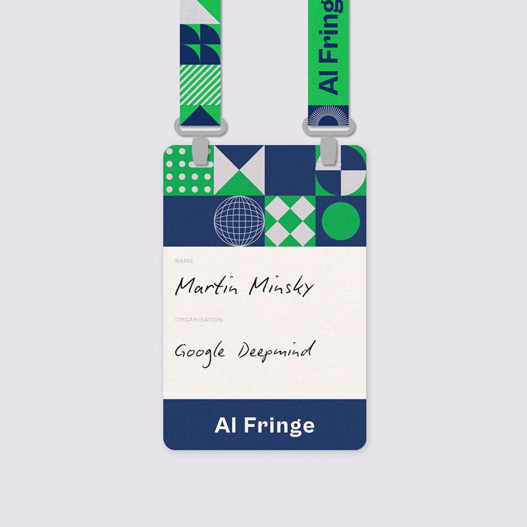 AI Fringe branded badges