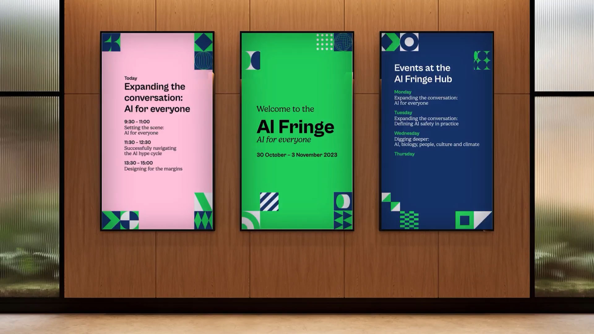 AI Fringe signage