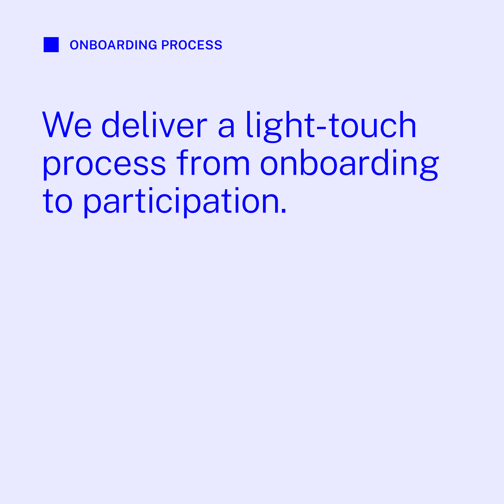 Collective Equity animated onboarding procedures