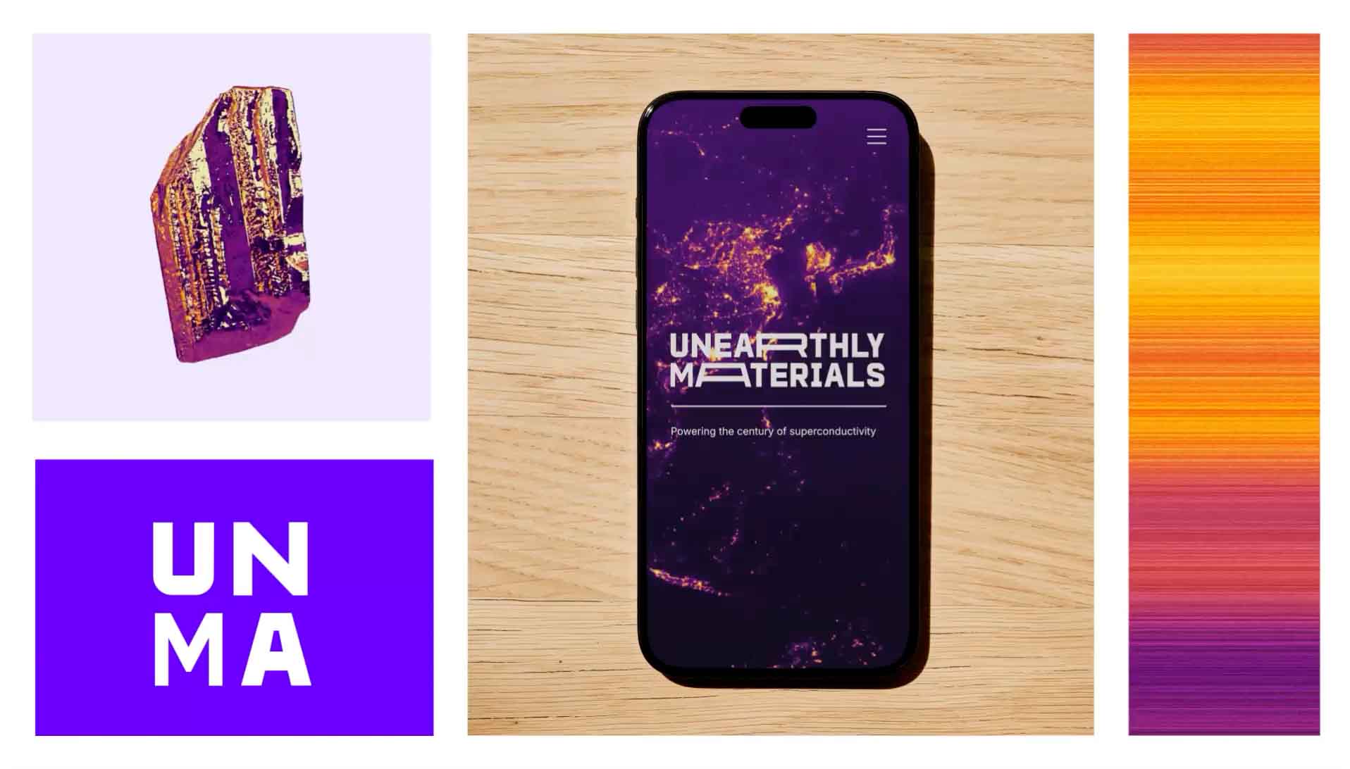 Unerathly Materials brand identity